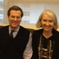 David Harris strategizes with Ms. Urbanska