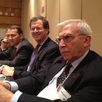 Radoslaw Sikorski, David Harris and David Rotfeld