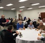 Beth Meyer Synagogue audience members enjoying brunch (Photo: Jane Robbins)