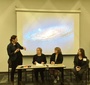 Rozmowa z panelistami: Genevieve Zubrzycki (moderator), Irena Grudzińska-Gross, Anna Bikont and Jessie Labov  ((zdj. Bożena U. Zaremba))