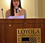 aren Underhill, Assistant Professor przy wydziale języków i literatury słowiańskiej i bałtyckiej na University of Illinois w Chicago wita uczestników Trzeciego Warsztatu Nauk polsko-żydowskich  ((Zdj. Agnieszka Jeżyk))