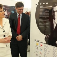 Ewa Kopacz and Robert Kostro