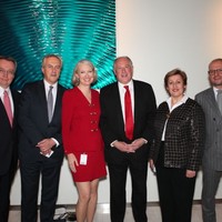 The Foundation's Board of Directors with the Governor