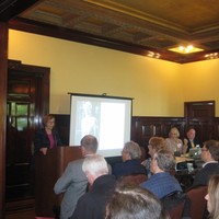 Ewa Wierzyńska delivering her presentation (Photo: Bożena U. Zaremba)