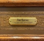 Karski's nameplate at the Philodemic Room  (Photo: Copyright Colin Winterbottom for Smith Group)