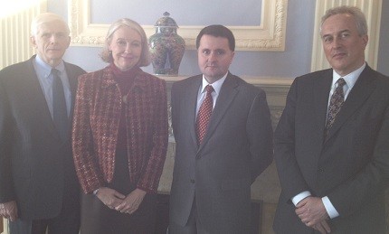 Robert L. Billingsley, Wanda Urbanska, Ambassador Kupiecki, Andrzej Rojek