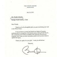 Prezydent Obama dziękuje Jan Karski Centennial Campaign
