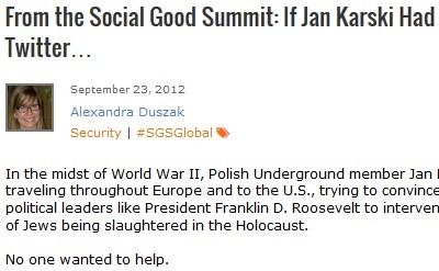 Mashable Social Good Summit Blog from the UN Dispatch