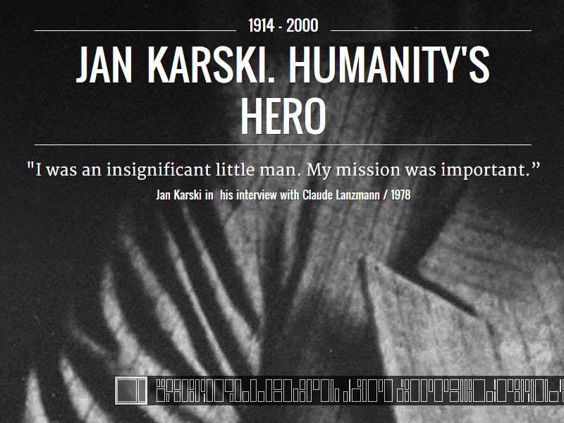 Karski w wirtualnym archiwum Google