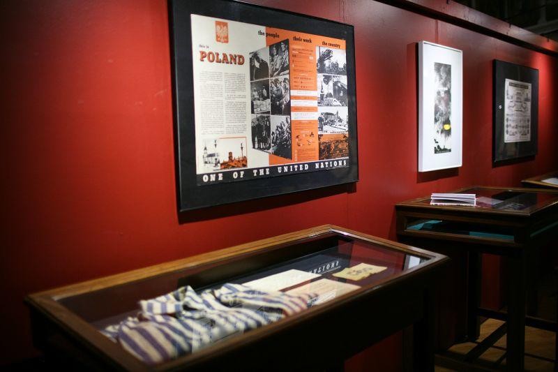 Część wystawy w Muzeum Polskim w Chicago