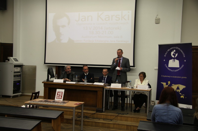 Konferencja pt - Jan Karski. Dyplomata w czasach wyjątkowych (fot. Jakub Wielgo)