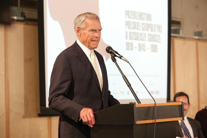 Prof. Peter F. Krogh - dziekan School of Foreign Service (1970 - 1995), Georgetown University (fot. Fundacja Edukacyjna Jana Karskiego/ Marcin Aniszewski)