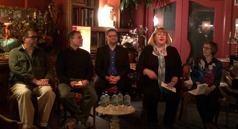 Dale McFadden, Arthur Feinsod, Chris Berchild, Mary Skinner, Ewa Wierzyńska  (photo by Jane Robbins)