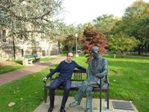 Pan Rafał Siemianowski w Waszyngtonie; fot. ze zbiorów autora
