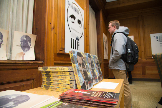 The opening of the Karski exhibition at Manhattan College (Photo: Joshua Cuppek)