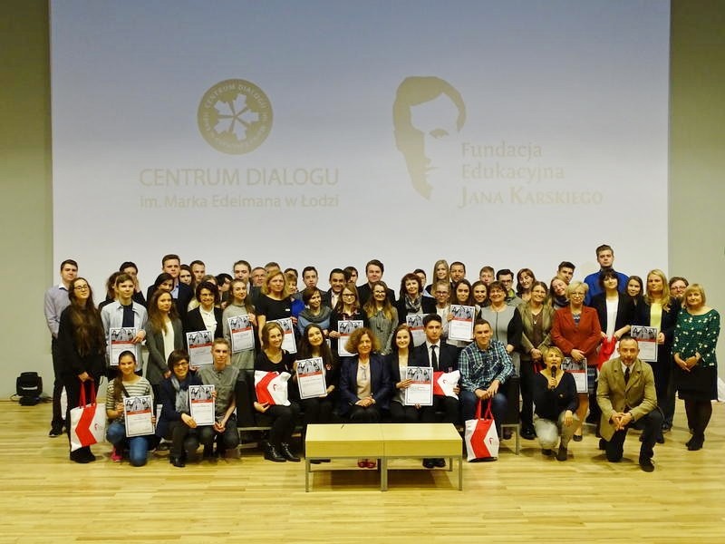 Participants at the celebration of Karski's 102th birth anniversary (Photo: Natalia Żurowska)