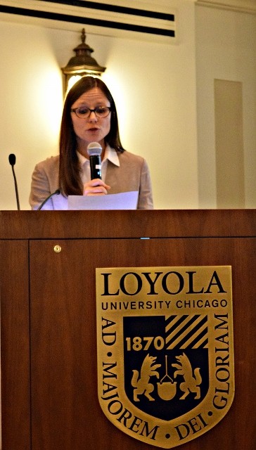 Karen Underhill, Assistant Professor at the Dept. of Slavic & Baltic Languages & Literatures at the University of Illinois at Chicago welcomes the participants of the Third Polish Jewish Studies Workshop (Photo: Agnieszka Jeżyk)