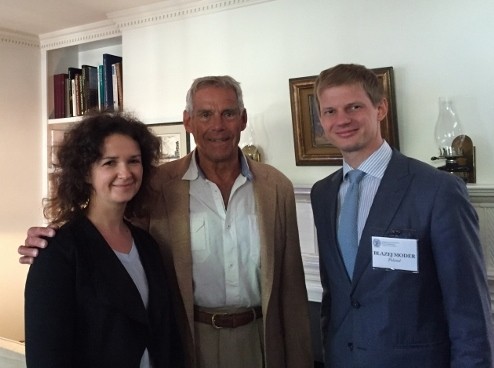 Agnieszka Bieńczyk-Missala, Peter Krogh and Błażej Moder (Photo: Courtesy of Błażej Moder)