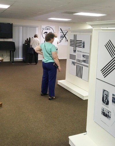 The viewing of the Karski exhibit at the Holocaust Musuem & Education Center of SW Florida (Photo: Courtesy of the Holocaust Museum & Edu Ctr. of SWFL)