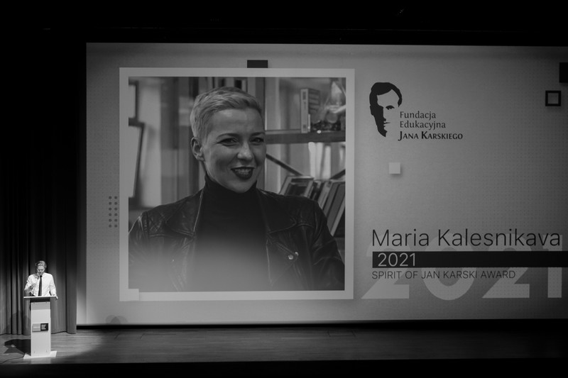 From the Spirit of Jan Karski Award ceremony, June 22, 2021 (Photo: Ewa Radziewicz)