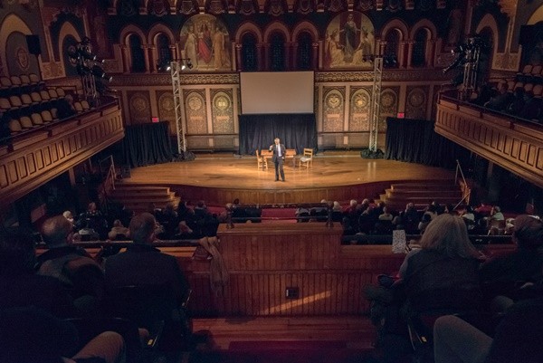 Remember This: The Lesson of Jan Karski presented at Georgetown University in the Fall of 2019 (Photo: Manaf Azzam)