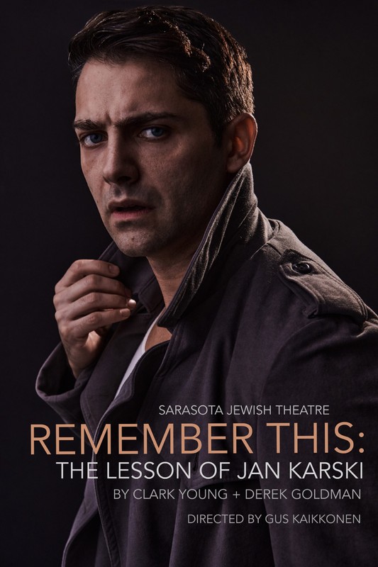 Photo of Michael Raver as Jan Karski in the Sarasota production of Remember This: The Lesson of Jan Karski